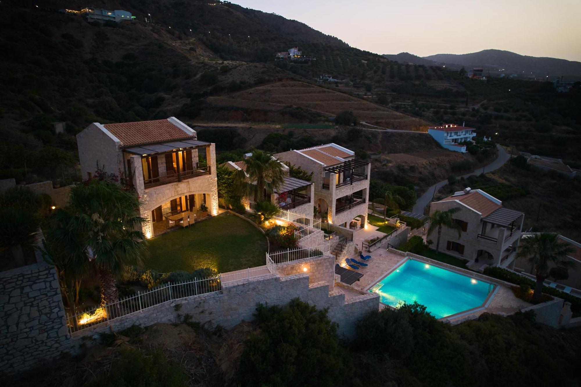 Villa Paradissi In Crete Ajía Pelajía Kültér fotó